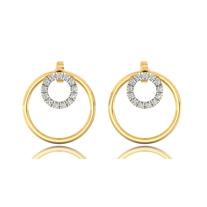 Enchanted Emberglow Earrings 18K