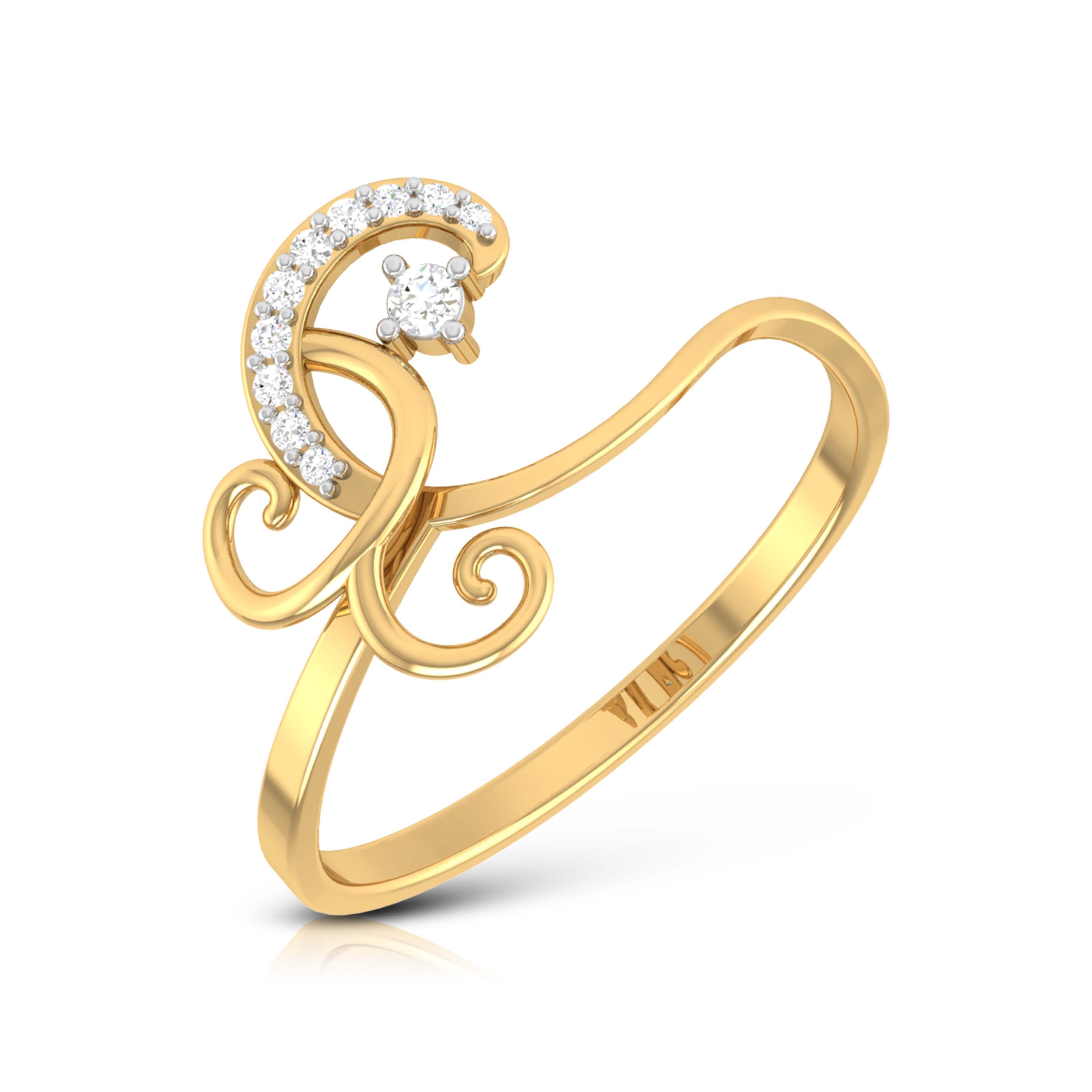 Harmonic Hues 14Kt Diamond Ring