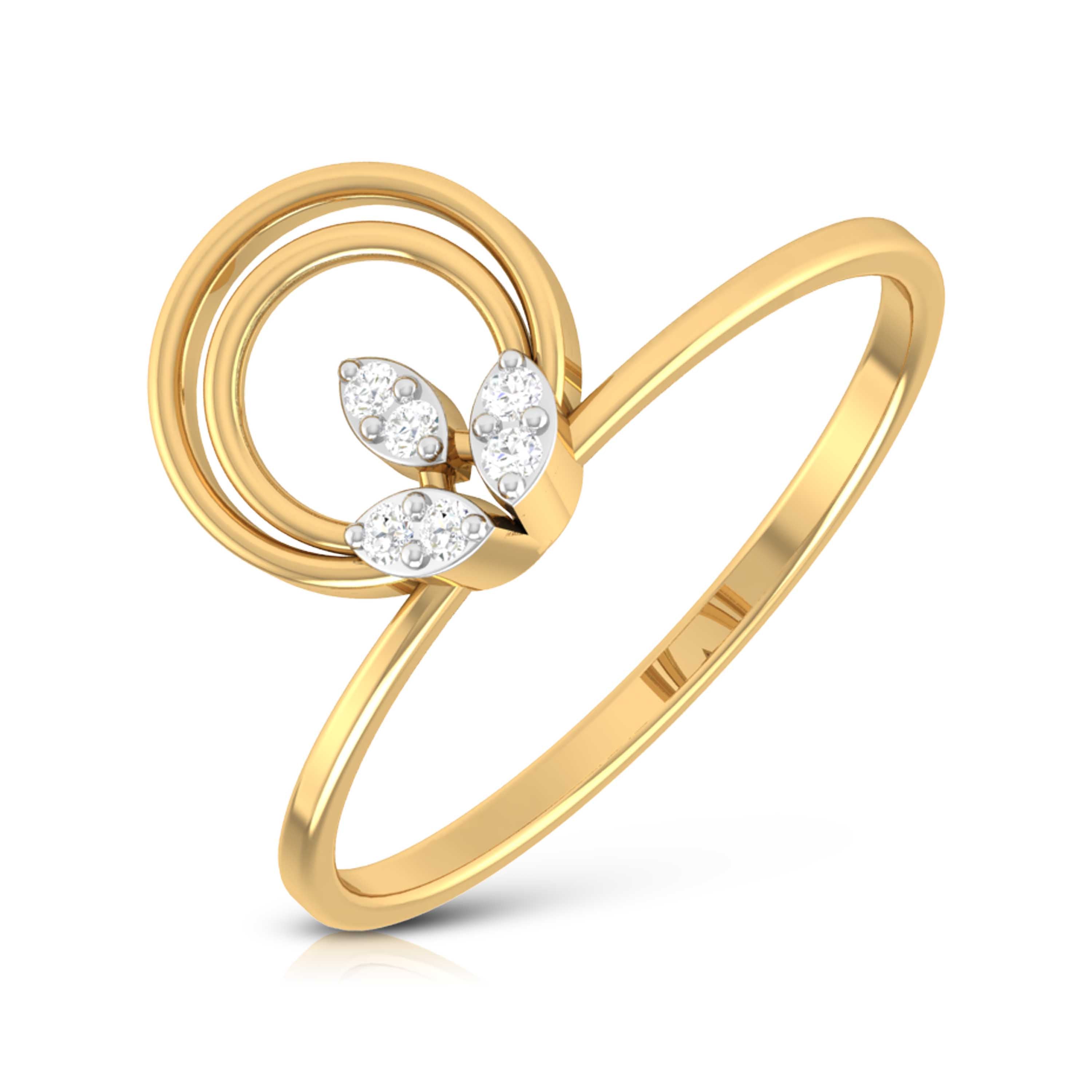 Cosmic Crest 14Kt Diamond Ring
