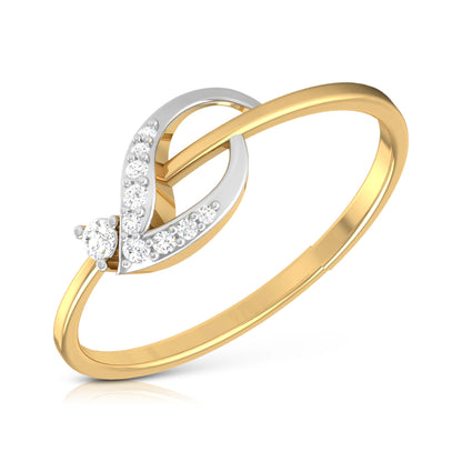 Enigmatic Eclipse 14Kt Diamond Ring