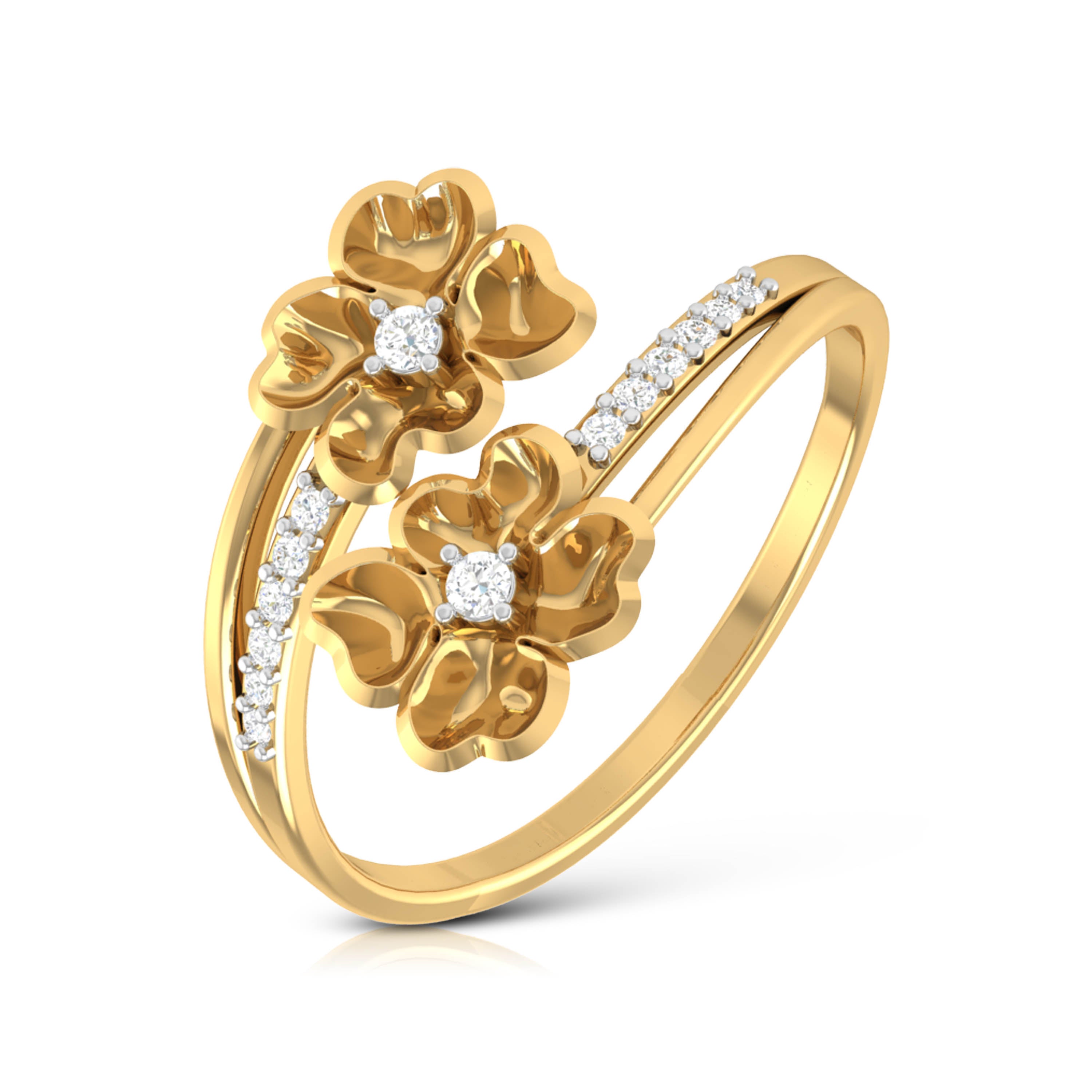 Enchanted Eden 14Kt Diamond Ring