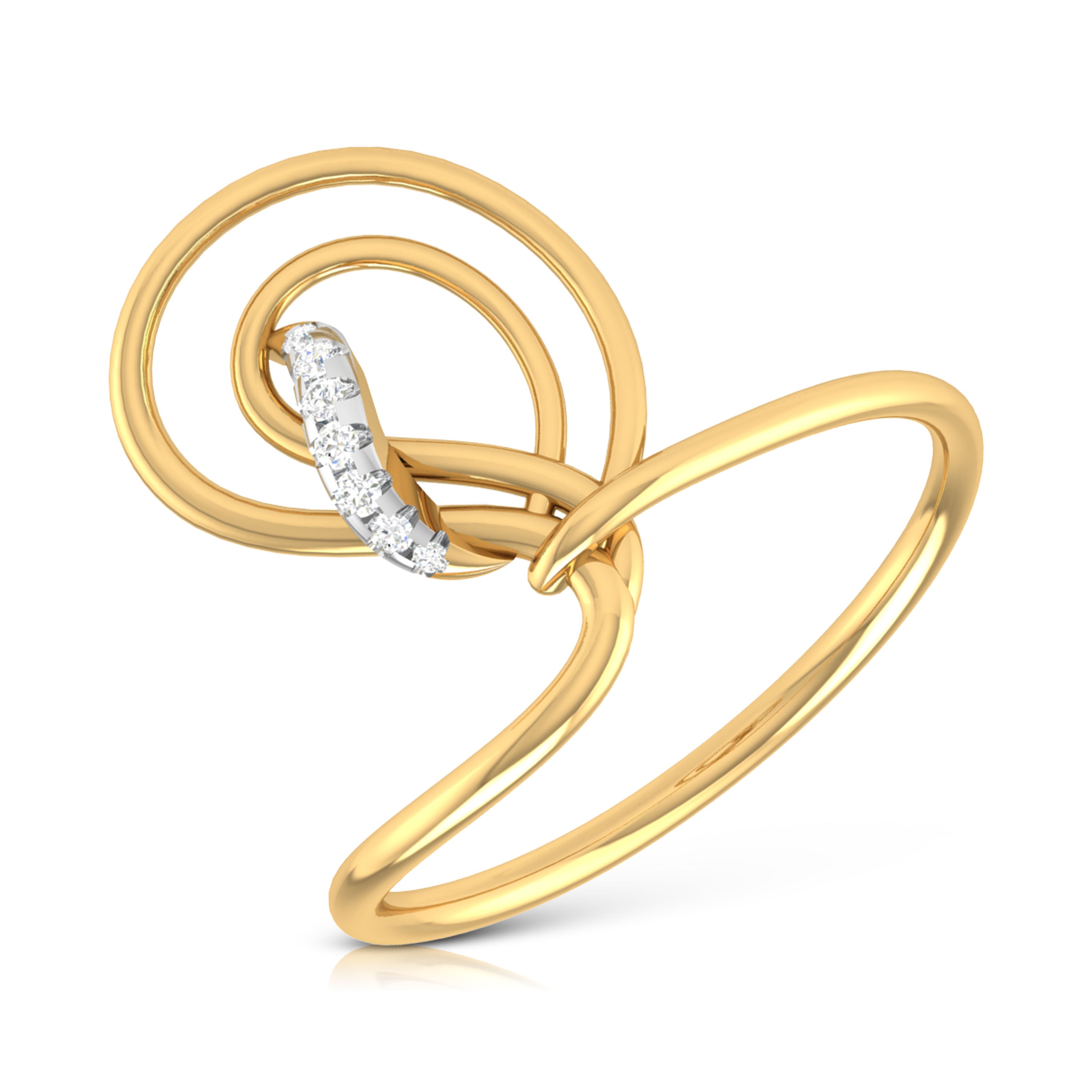 Ethereal Elysium 14Kt Diamond Ring