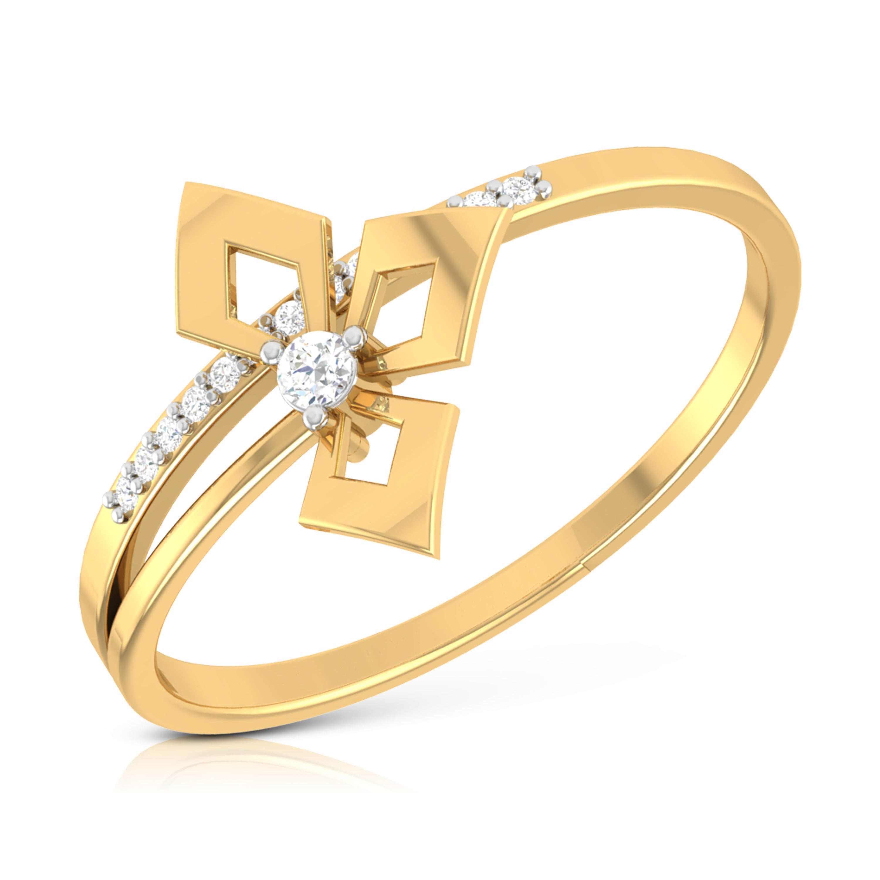 Mystic Moonbeam 14Kt Diamond Ring
