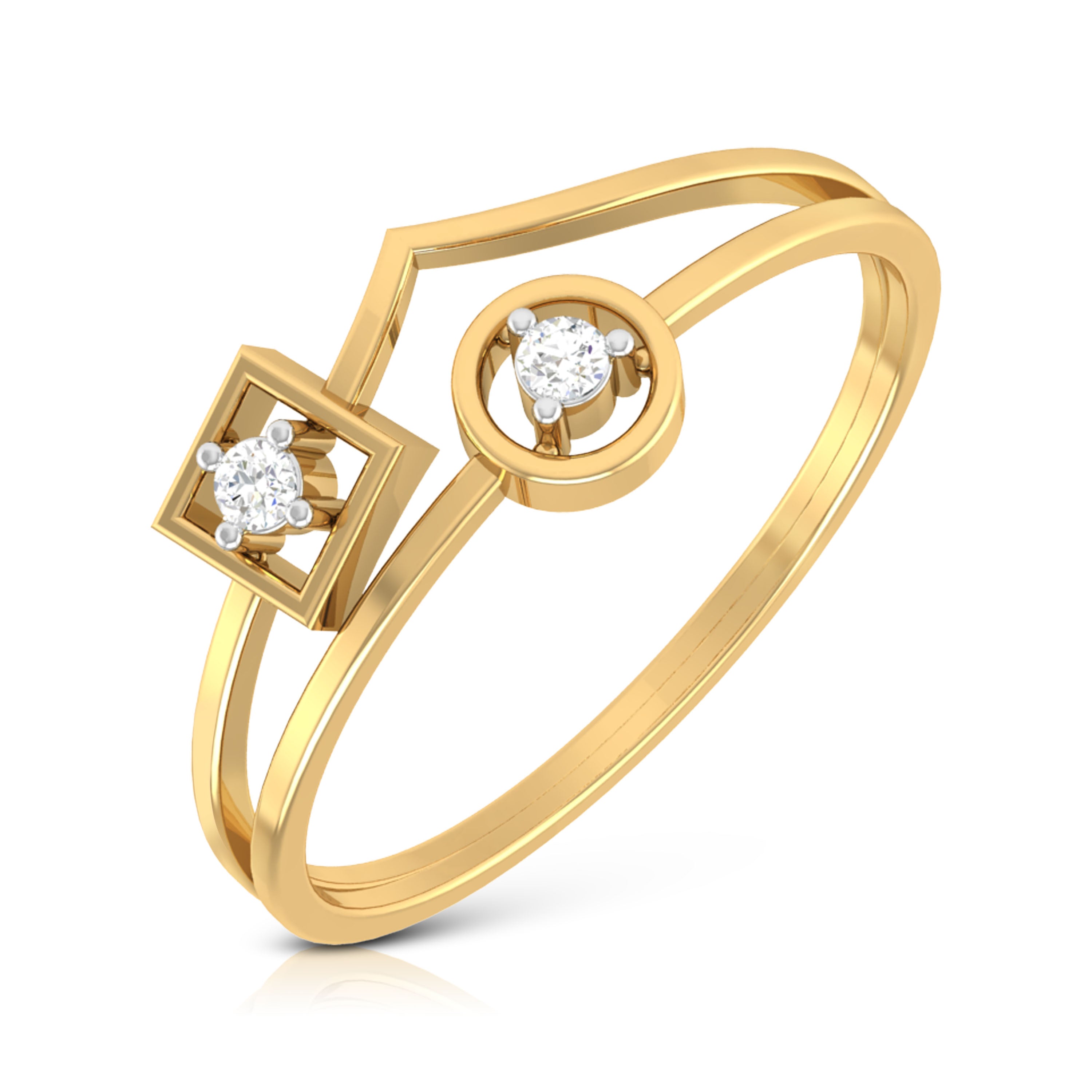 Shimmering Shangri-La 14Kt Diamond Ring