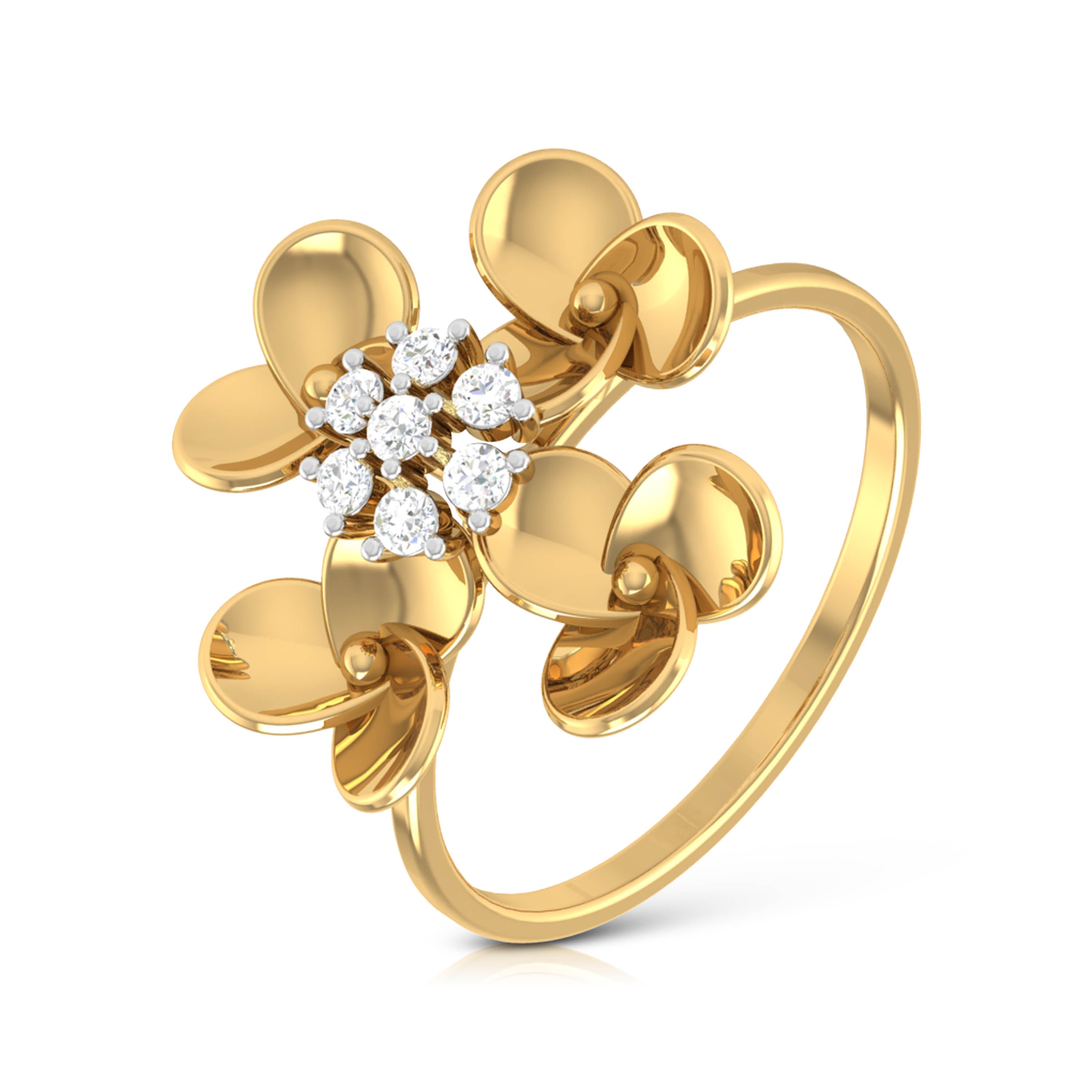 Celestial Chant 14Kt Diamond Ring