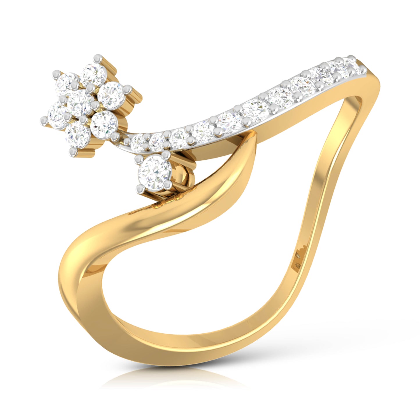 Whispering Waters 18Kt Diamond Ring
