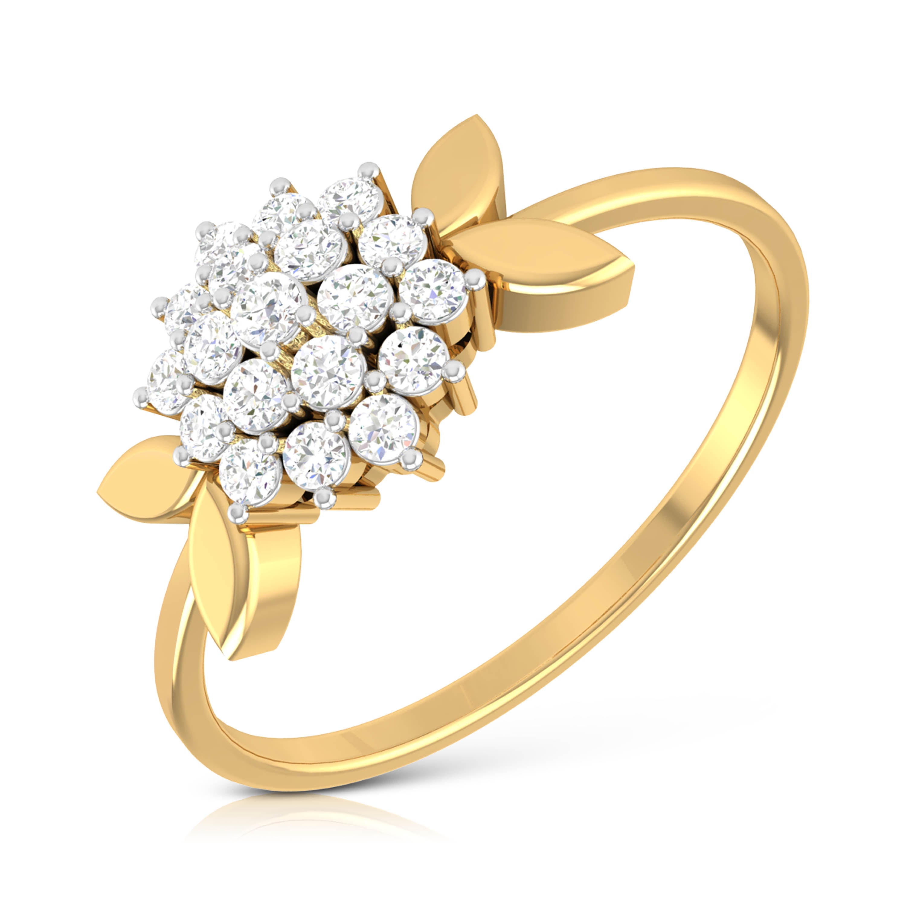 Elysian Echo 14Kt Diamond Ring