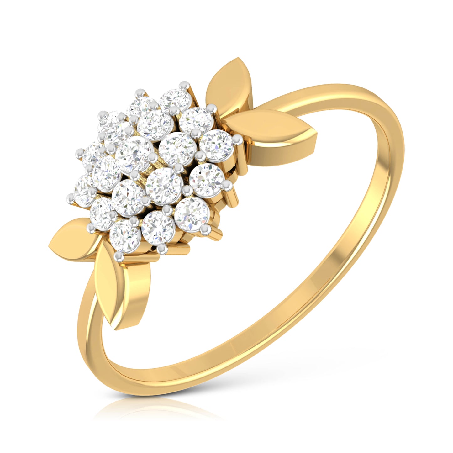 Elysian Echo 14Kt Diamond Ring