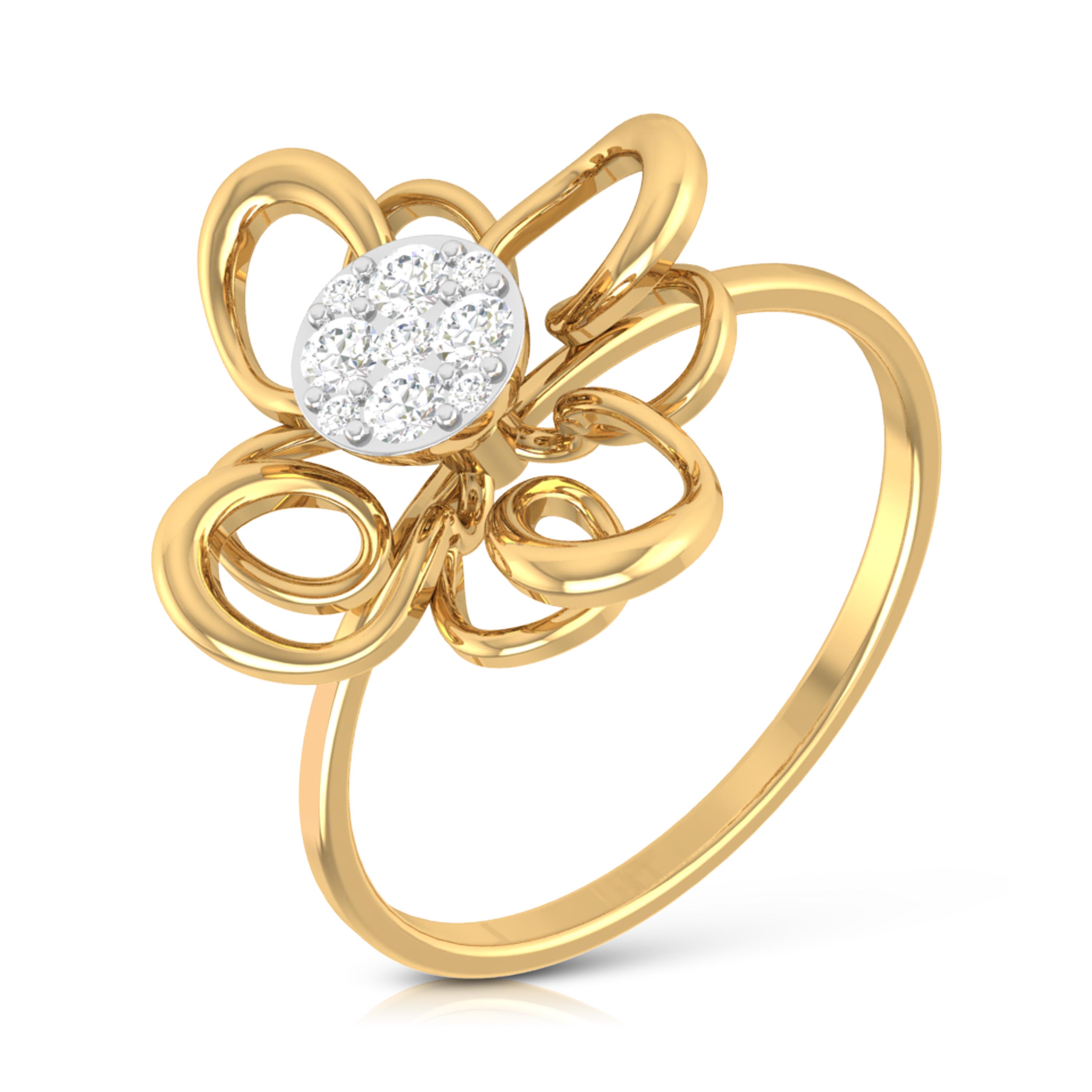 Enigmatic Euphoria 14Kt Diamond Ring