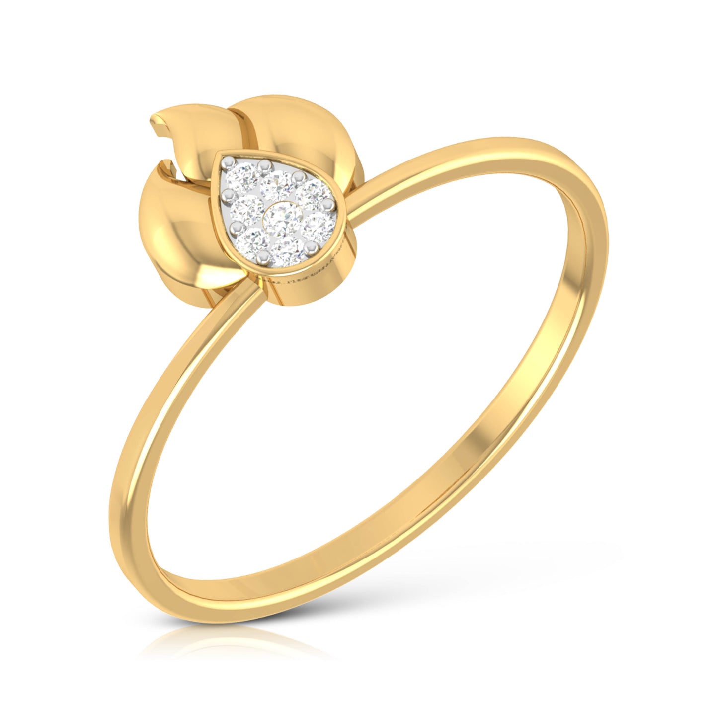 Luminous Lagoon 18Kt Diamond Ring