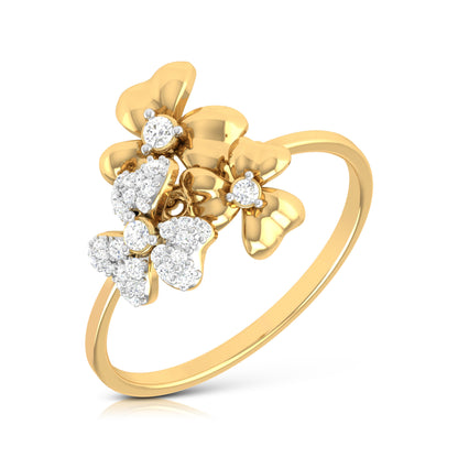 Blushing Breeze 18Kt Diamond Ring