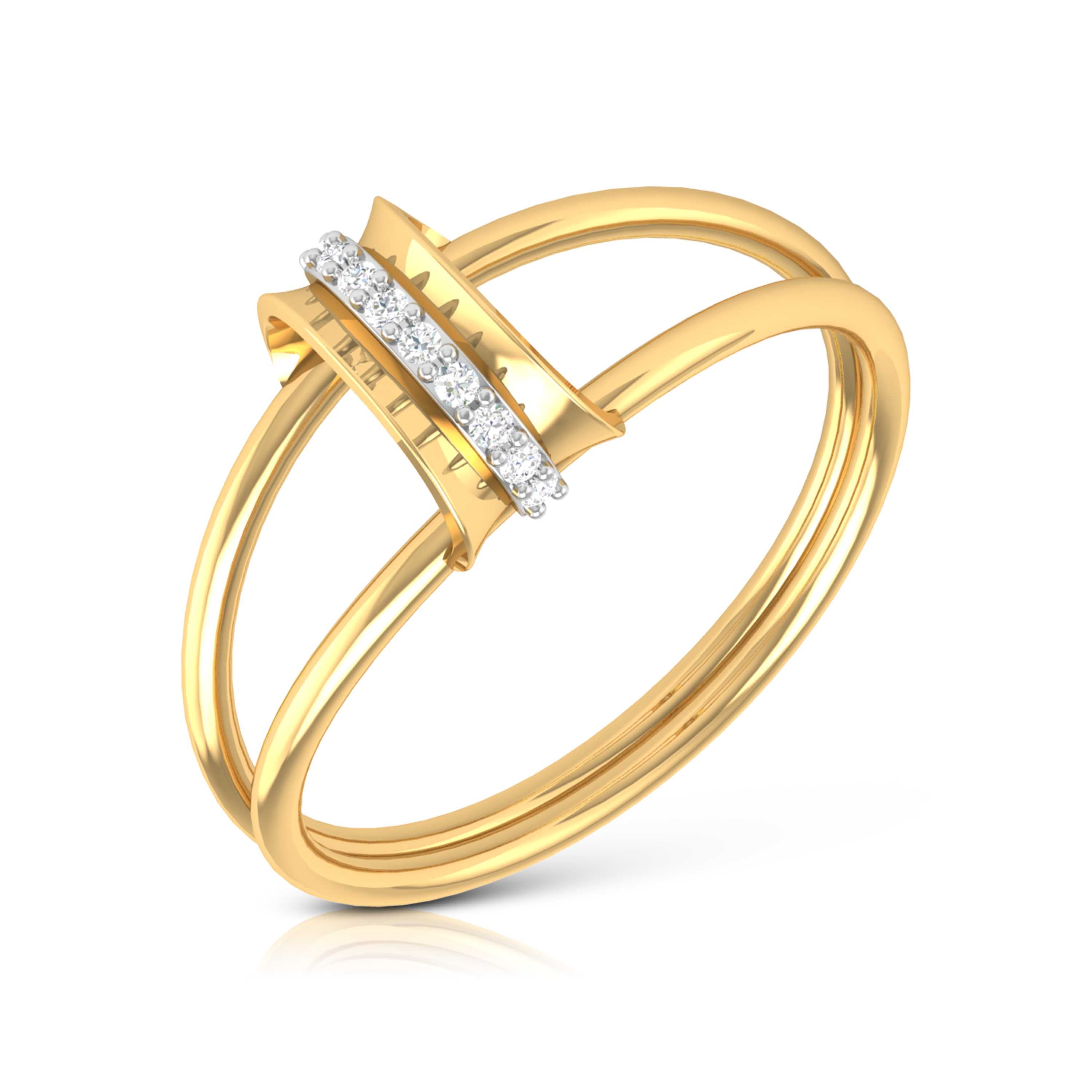 Tranquil Tundra 14Kt Diamond Ring
