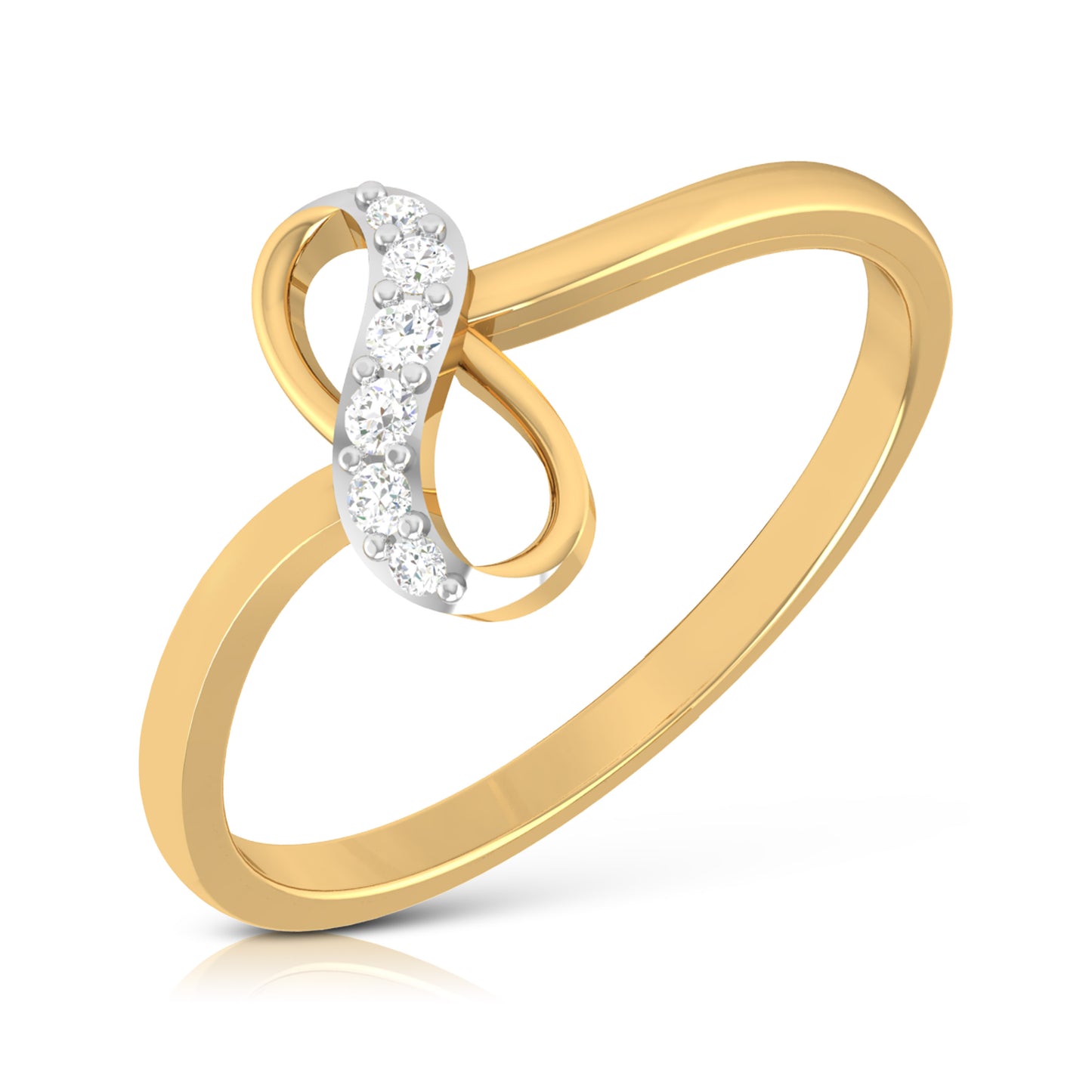 Moonlit Meadow 18Kt Diamond Ring