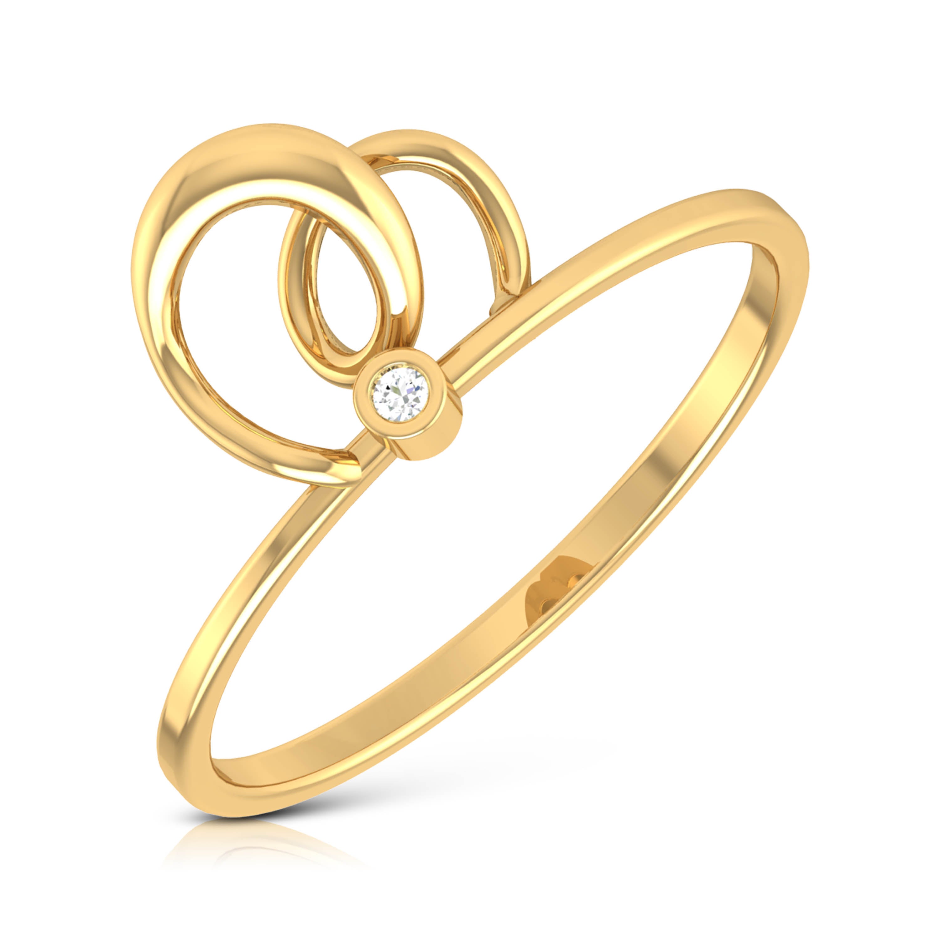 Ember Eclipse 14Kt Diamond Ring