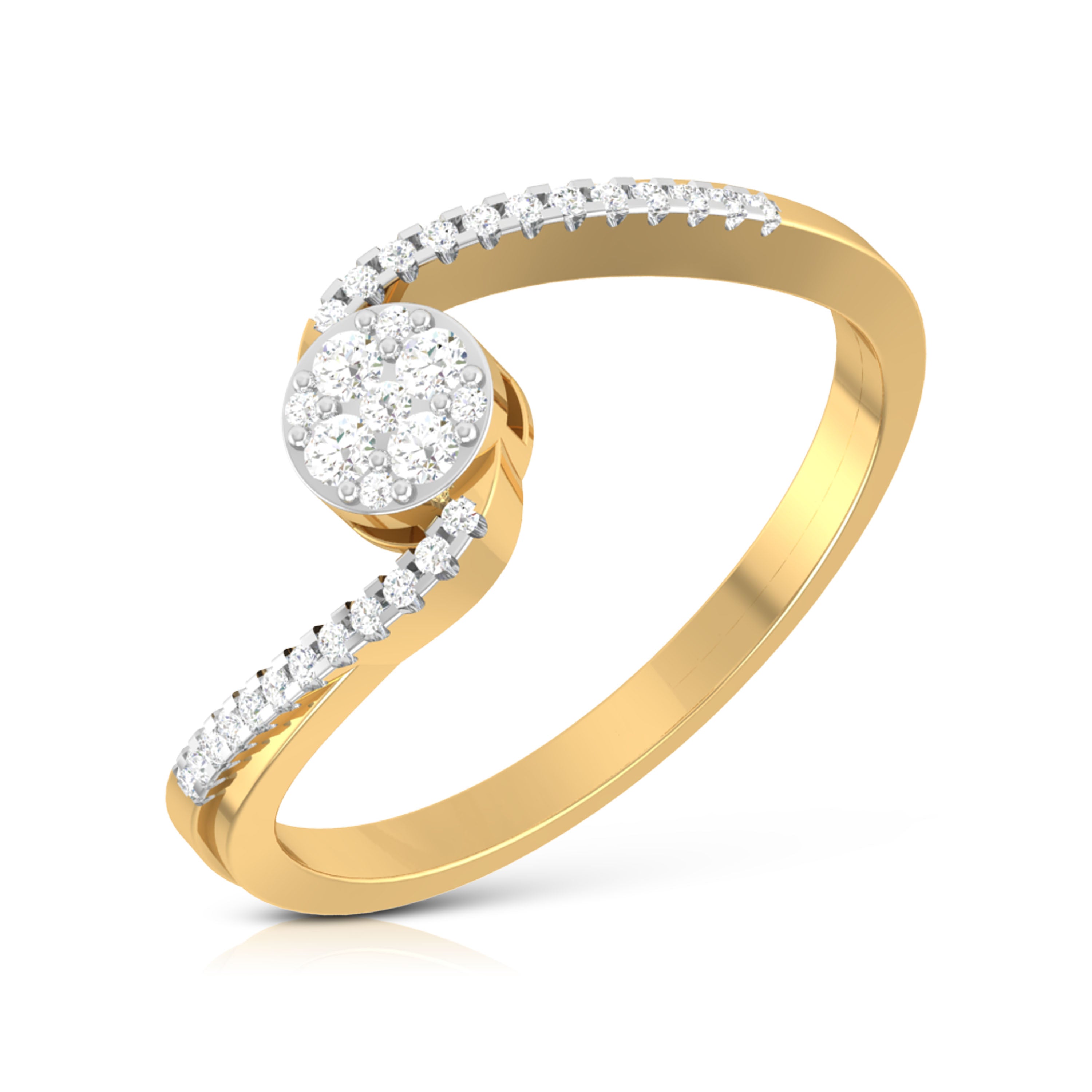 Regal Radiance 14Kt Diamond Ring