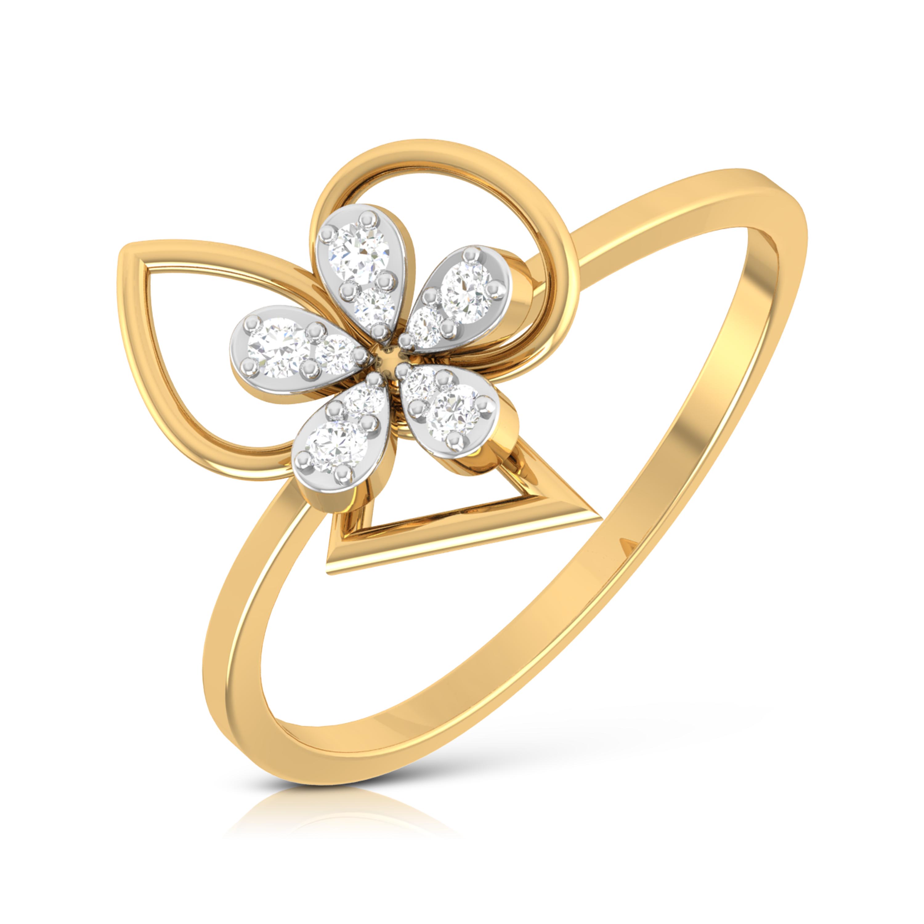 Enchanted Emberglade 14Kt Diamond Ring