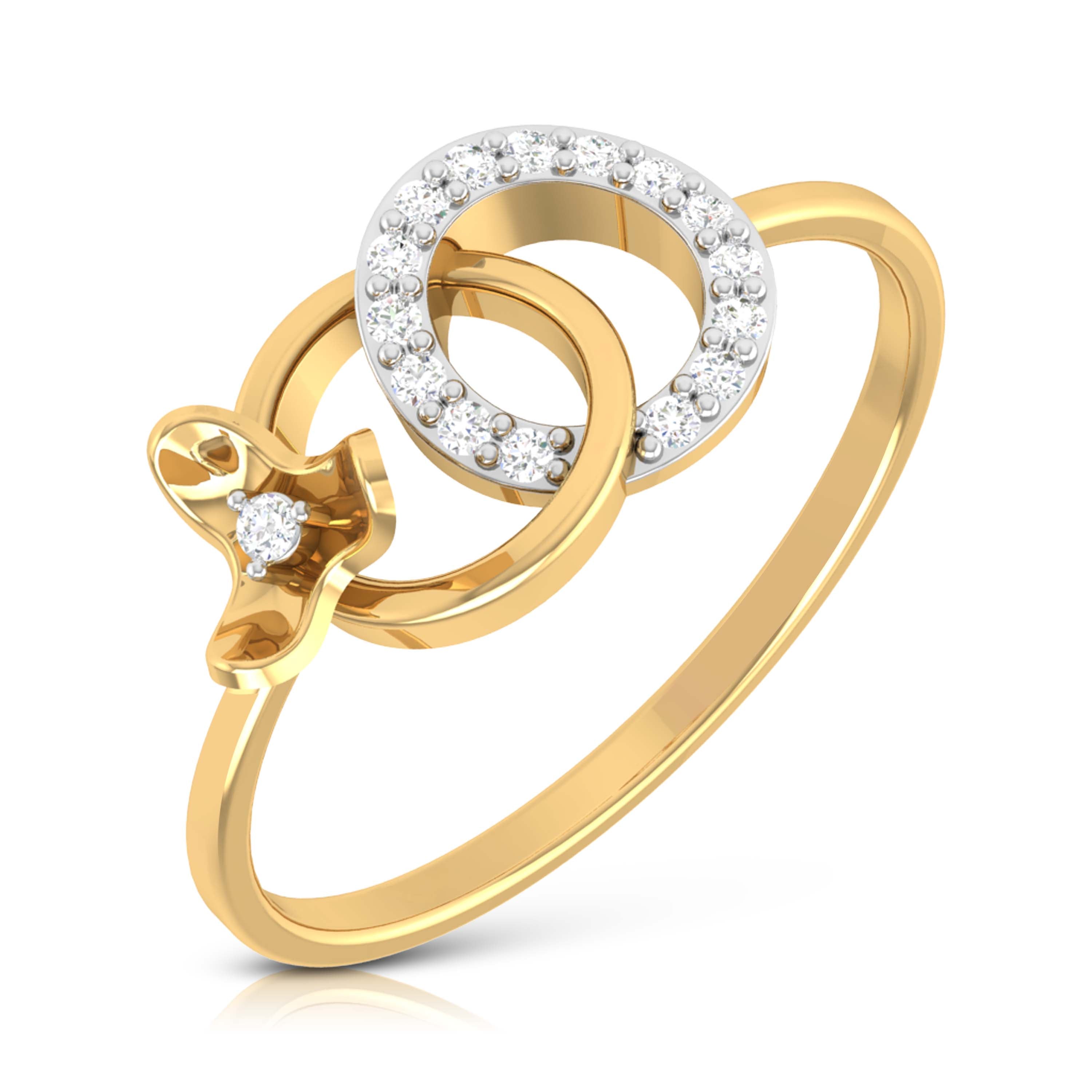 Aurora Azura Aether 14Kt Diamond Ring