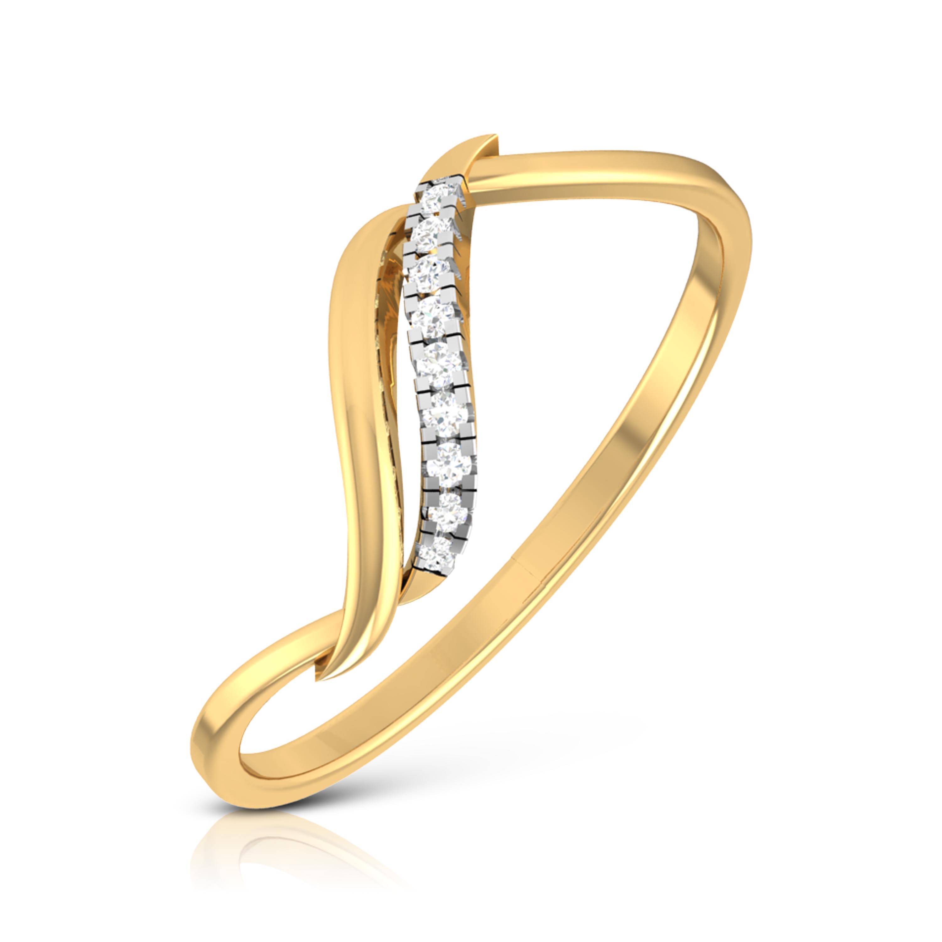 Regal Riverstone Radiance 14Kt Diamond Ring