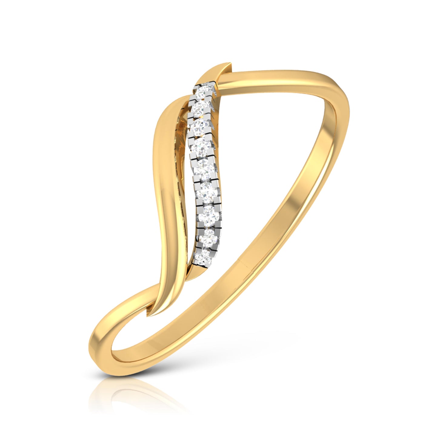 Regal Riverstone Radiance 14Kt Diamond Ring