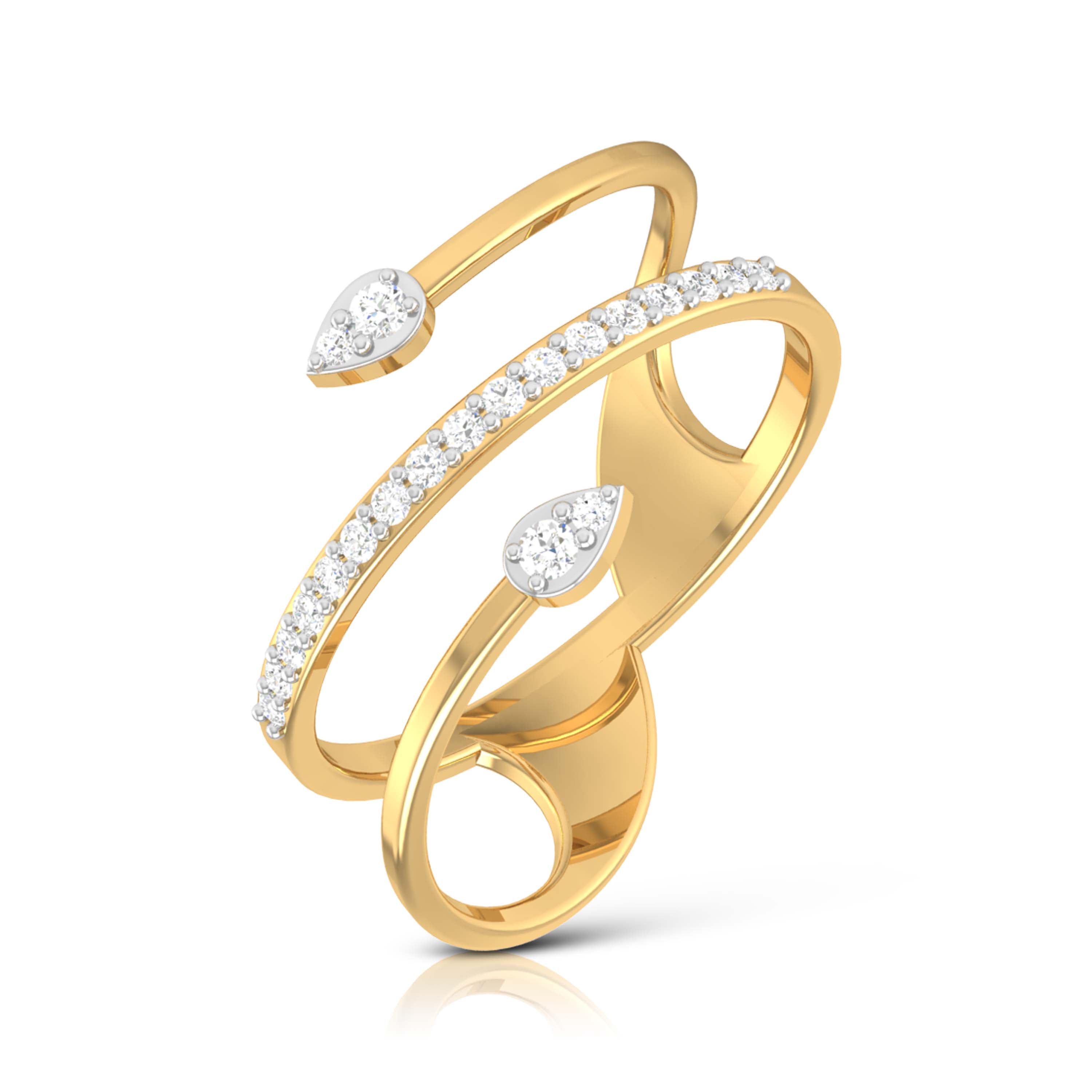 Enchanted Emberglow Eternal 14Kt Diamond Ring