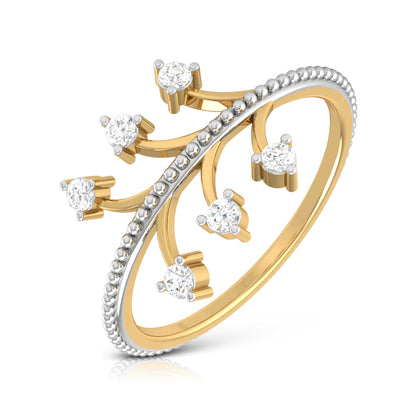 Radiant Rhapsody Resonance 18Kt Diamond Ring
