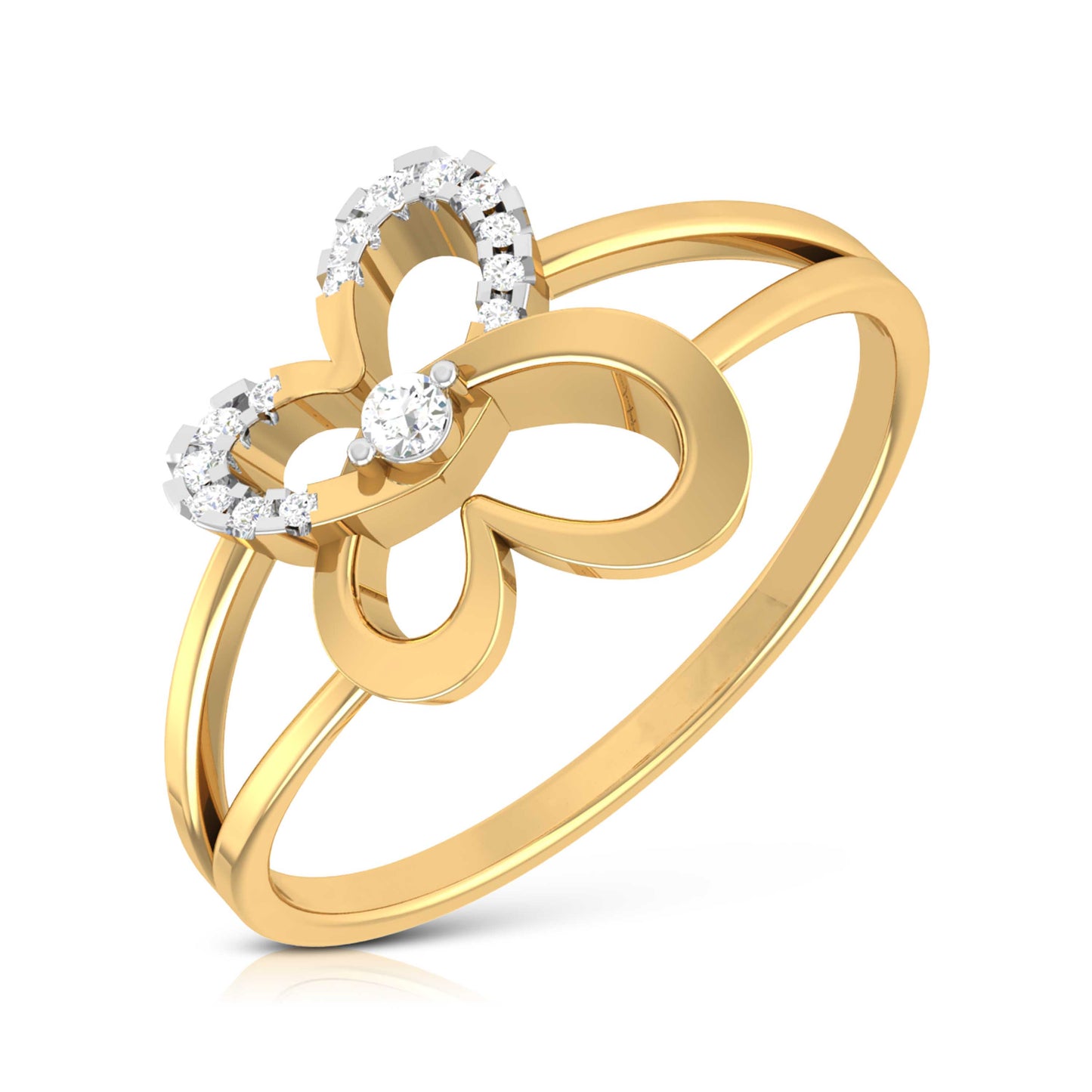 Ethereal Equinox Essence 14Kt Diamond Ring
