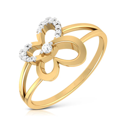 Ethereal Equinox Essence 14Kt Diamond Ring