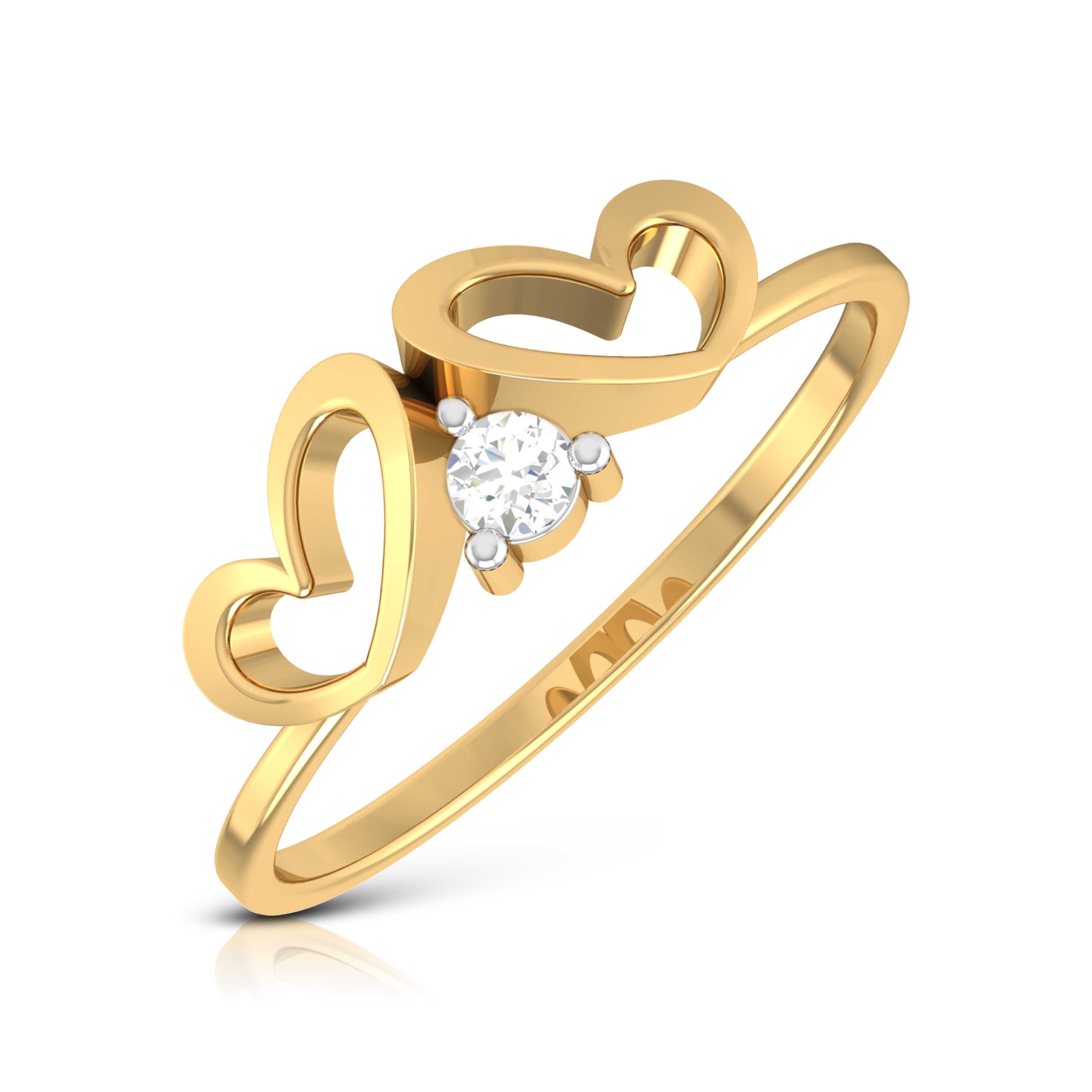 Enigmatic Echo Enchantment 14Kt Diamond Ring