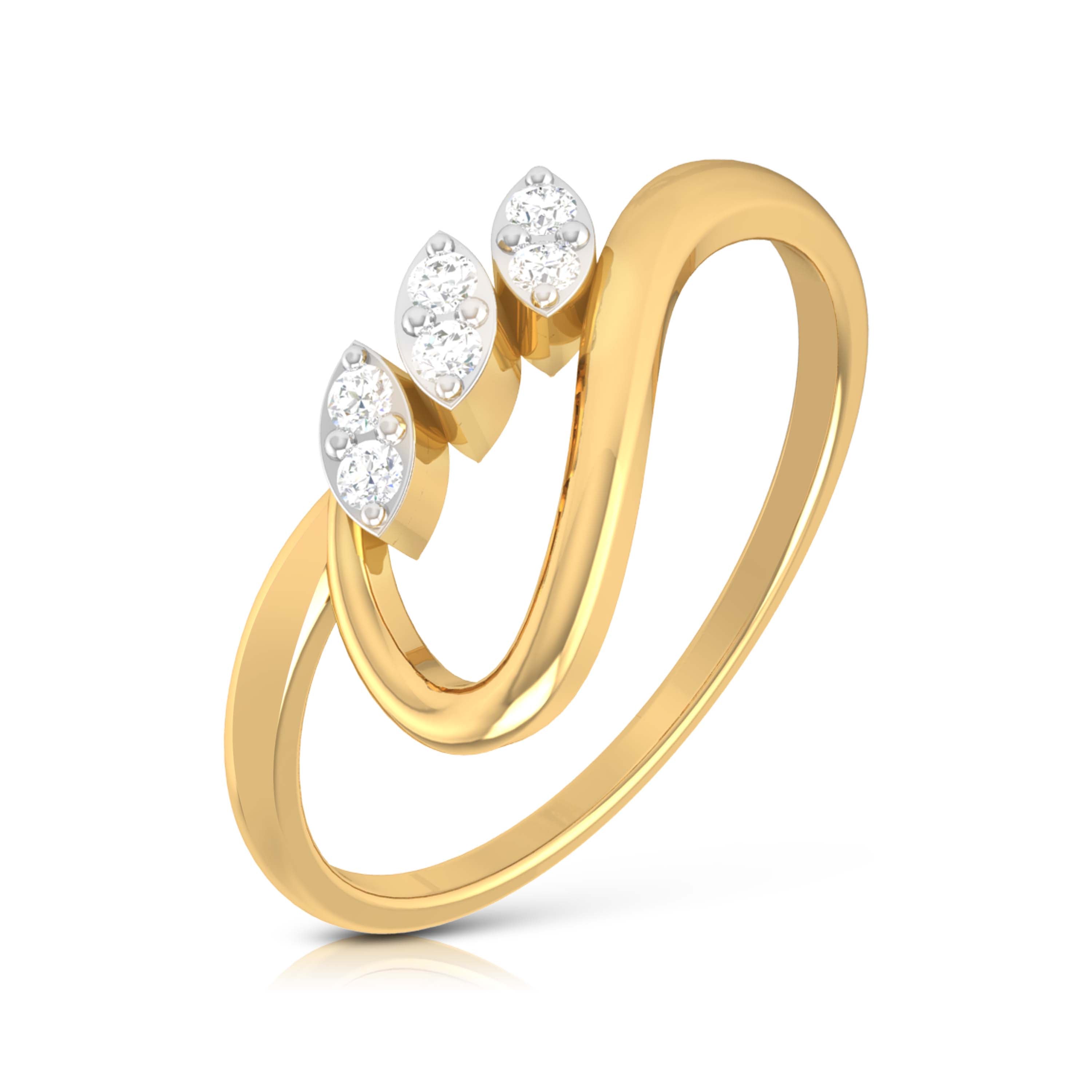 Whispering Waterside Wonders 14Kt Diamond Ring
