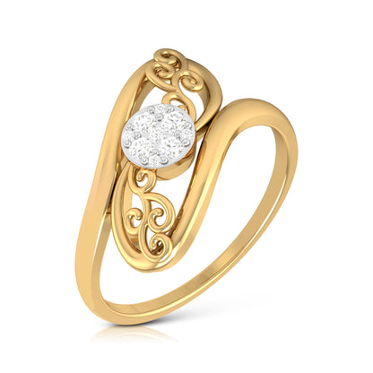 Velvet Vortex Vibrance 18Kt Diamond Ring