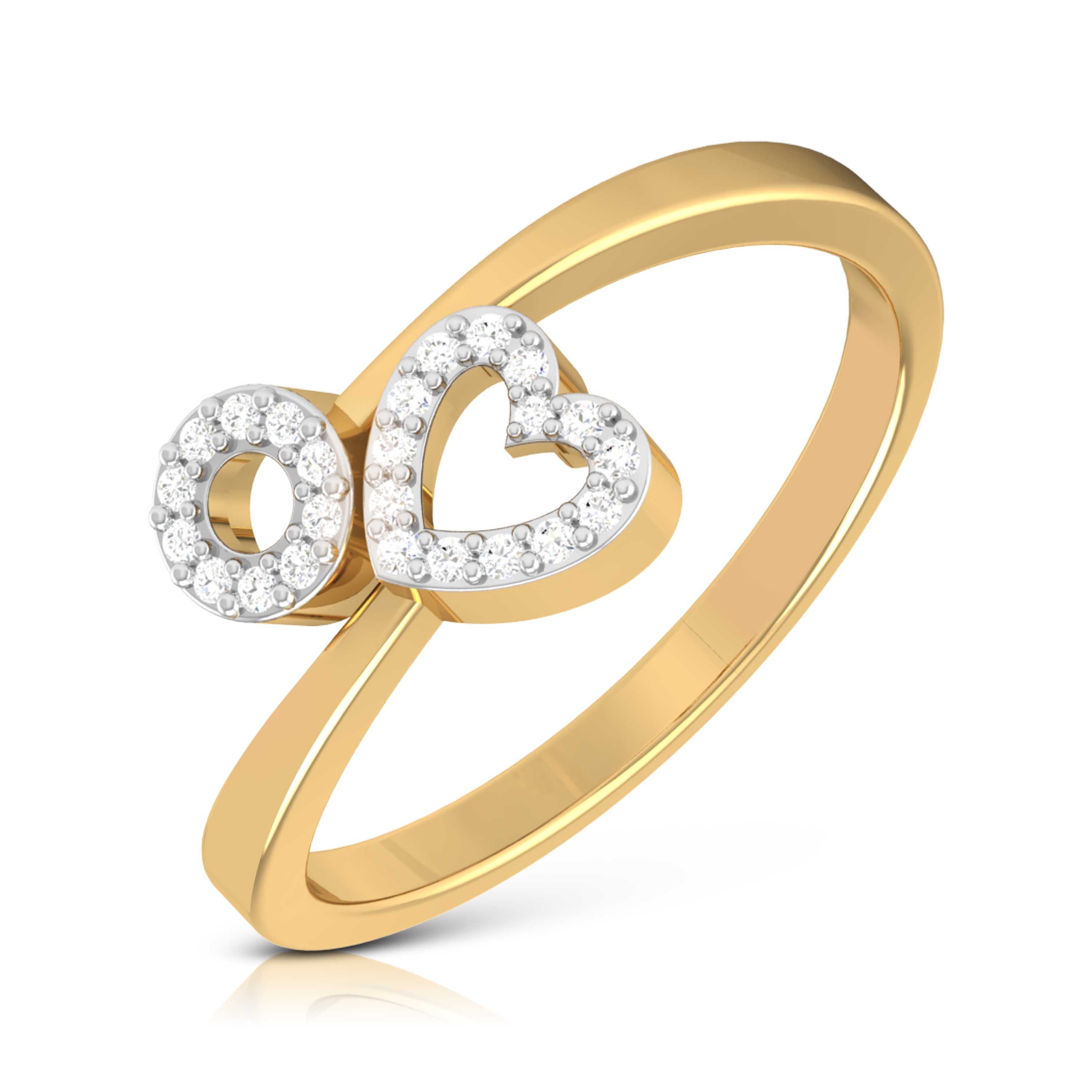 Azure Alchemy Allure 14Kt Diamond Ring