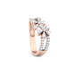 Whispering Willowbloom Diamond Bloom Ring