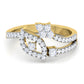 Celestial Cascade Crown Diamond Crown Ring