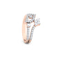 Celestial Cascade Crown Diamond Crown Ring