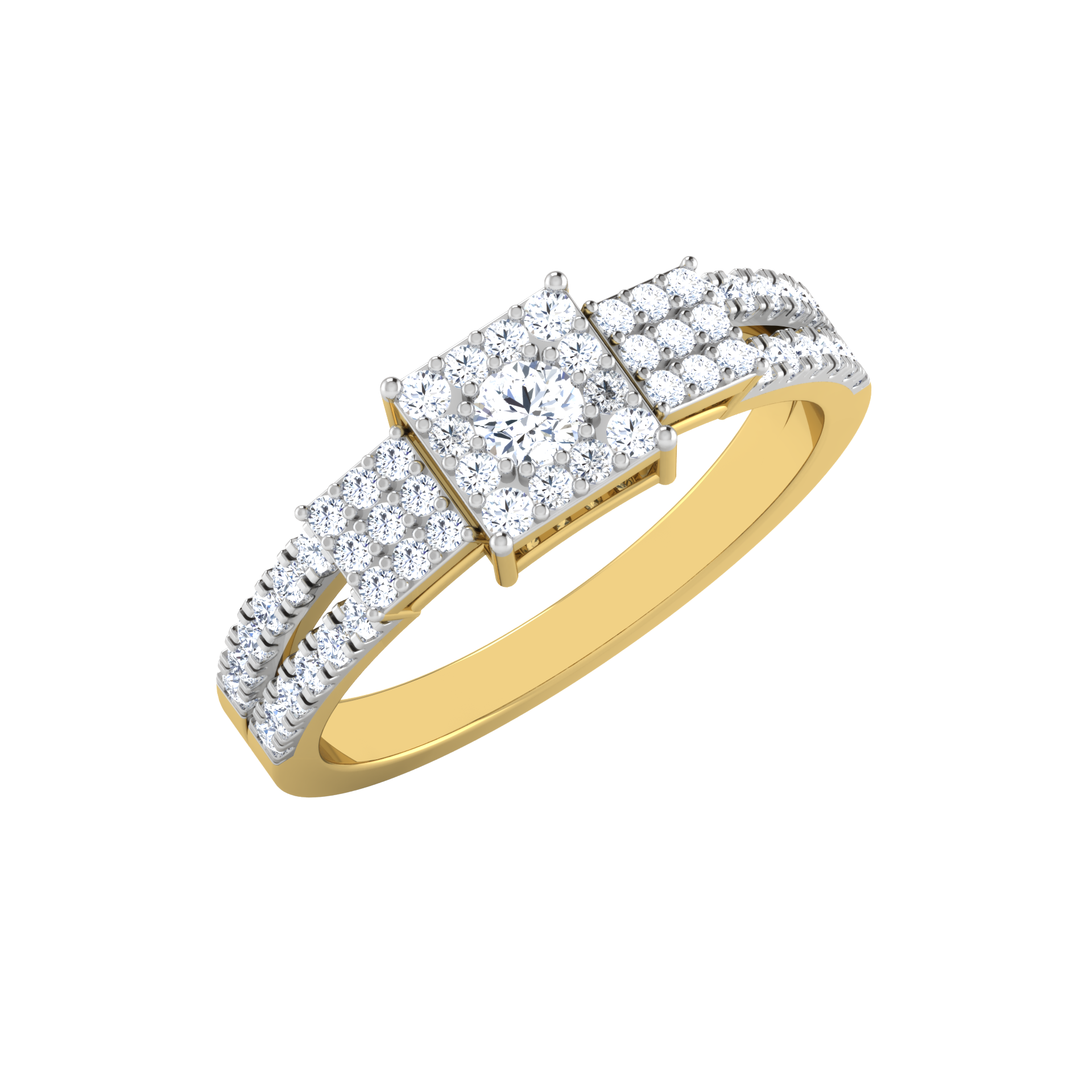 Ember Eclipse Eternal Flame 14Kt Diamond Ring
