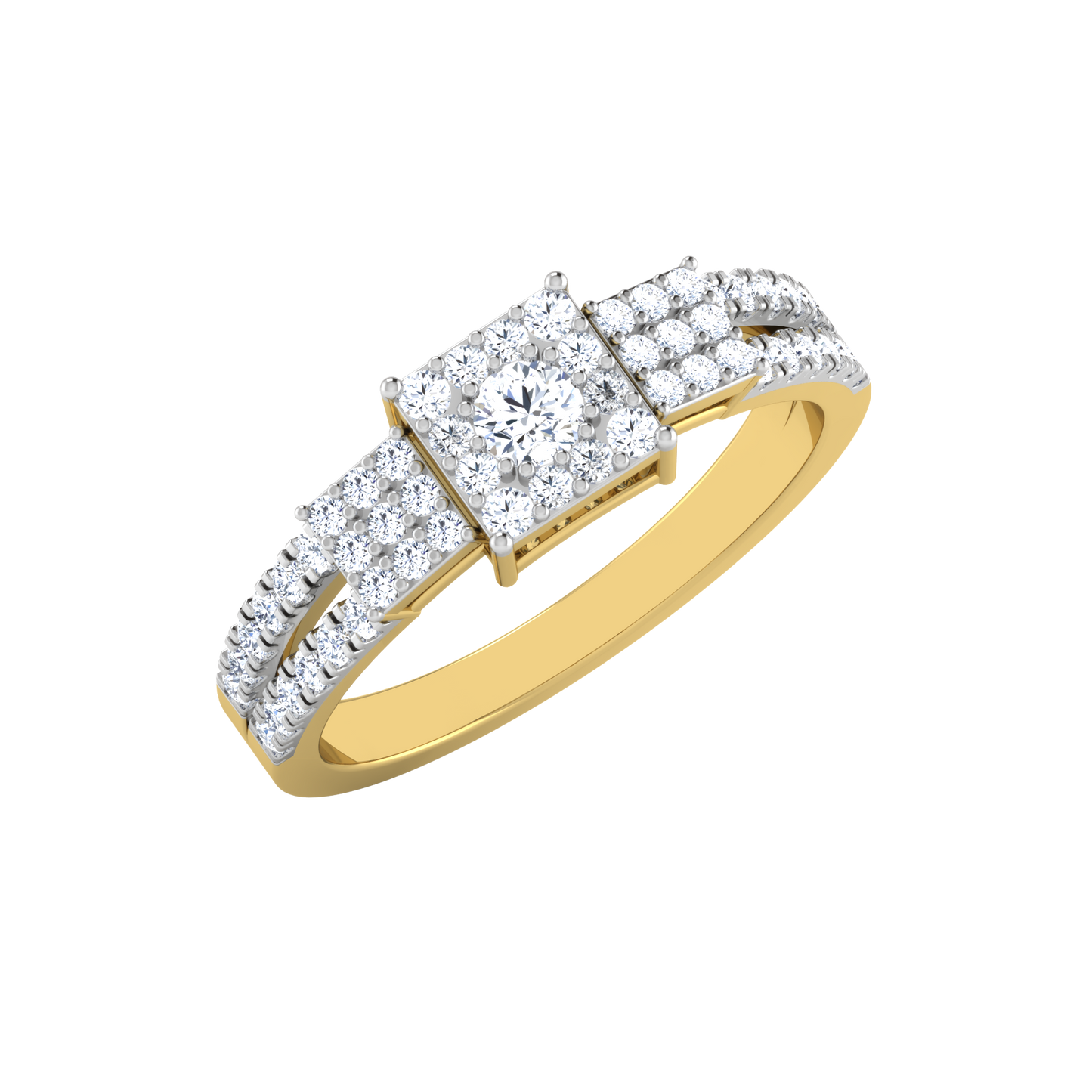 Ember Eclipse Eternal Flame 14Kt Diamond Ring