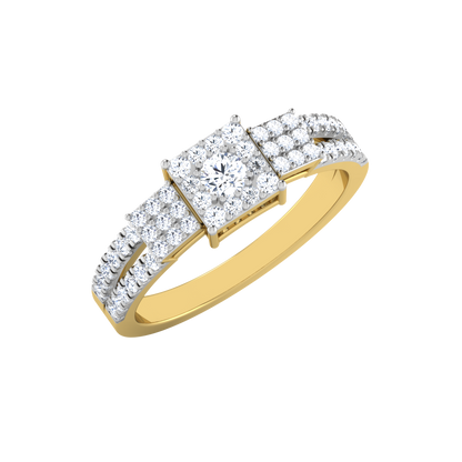 Ember Eclipse Eternal Flame 18Kt Diamond Ring