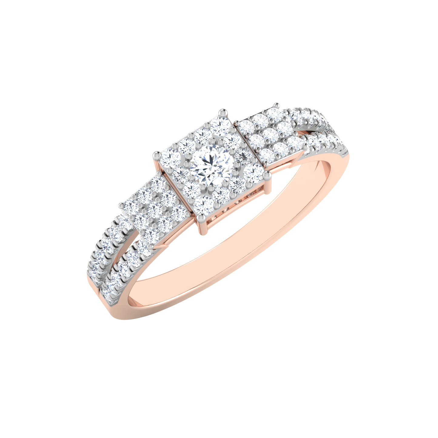 Ember Eclipse Eternal Flame 14Kt Diamond Ring