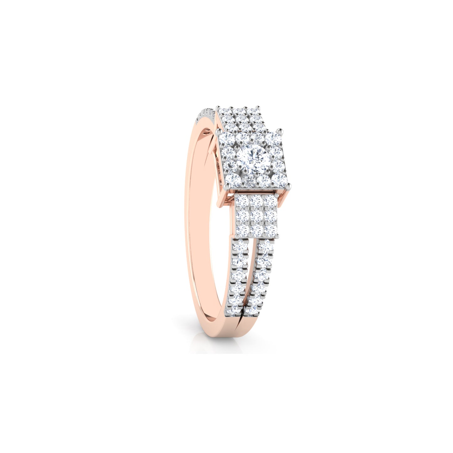 Ember Eclipse Eternal Flame 14Kt Diamond Ring