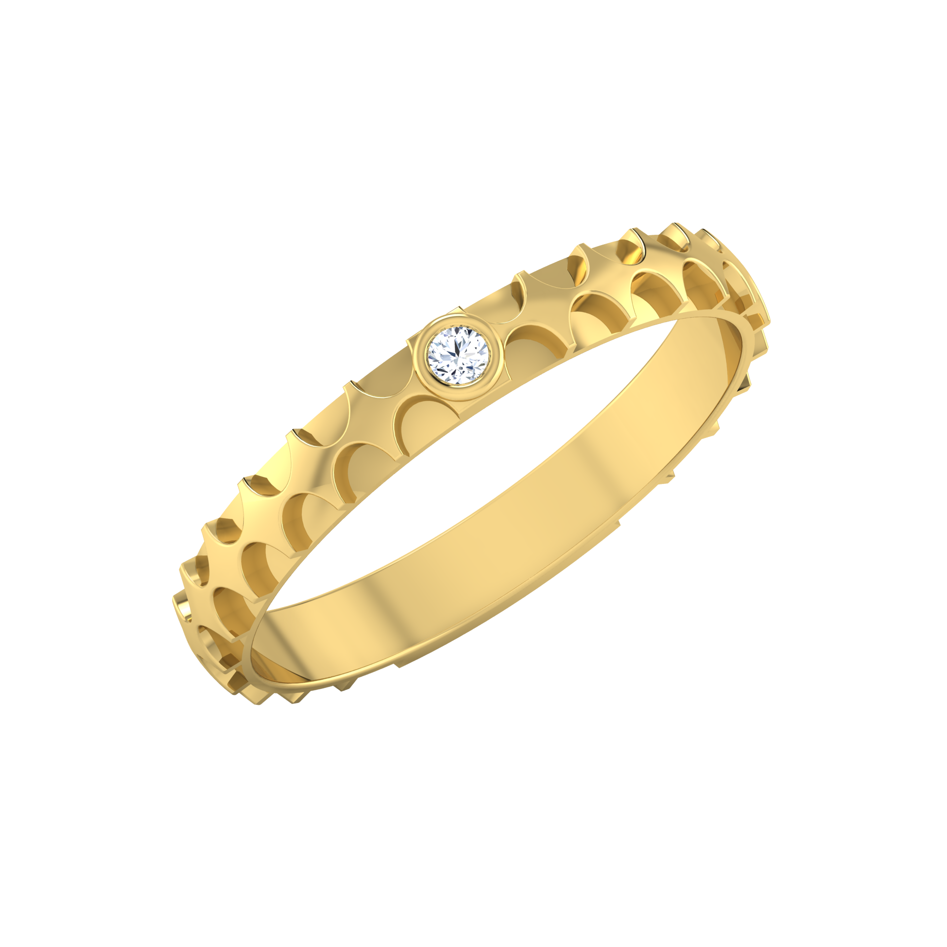 Velvet Cascade 14Kt Diamond Ring