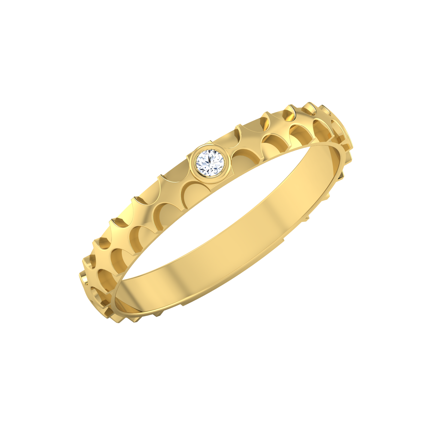 Velvet Cascade 14Kt Diamond Ring