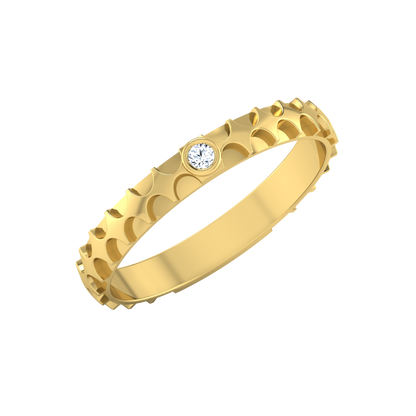 Velvet Cascade 14Kt Diamond Ring