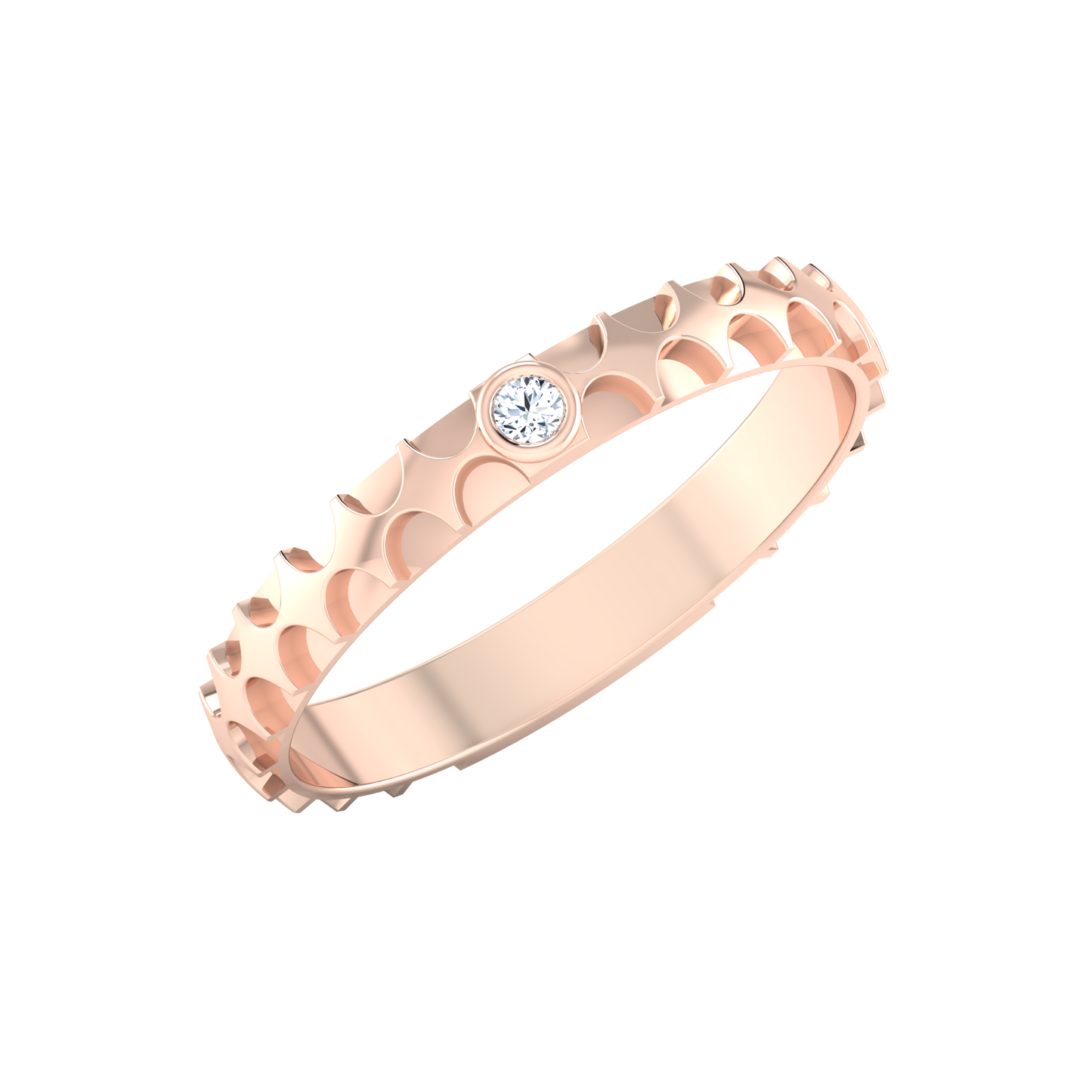 Velvet Cascade 14Kt Diamond Ring