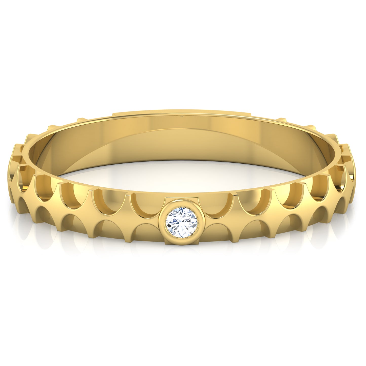 Velvet Cascade 18Kt Diamond Ring