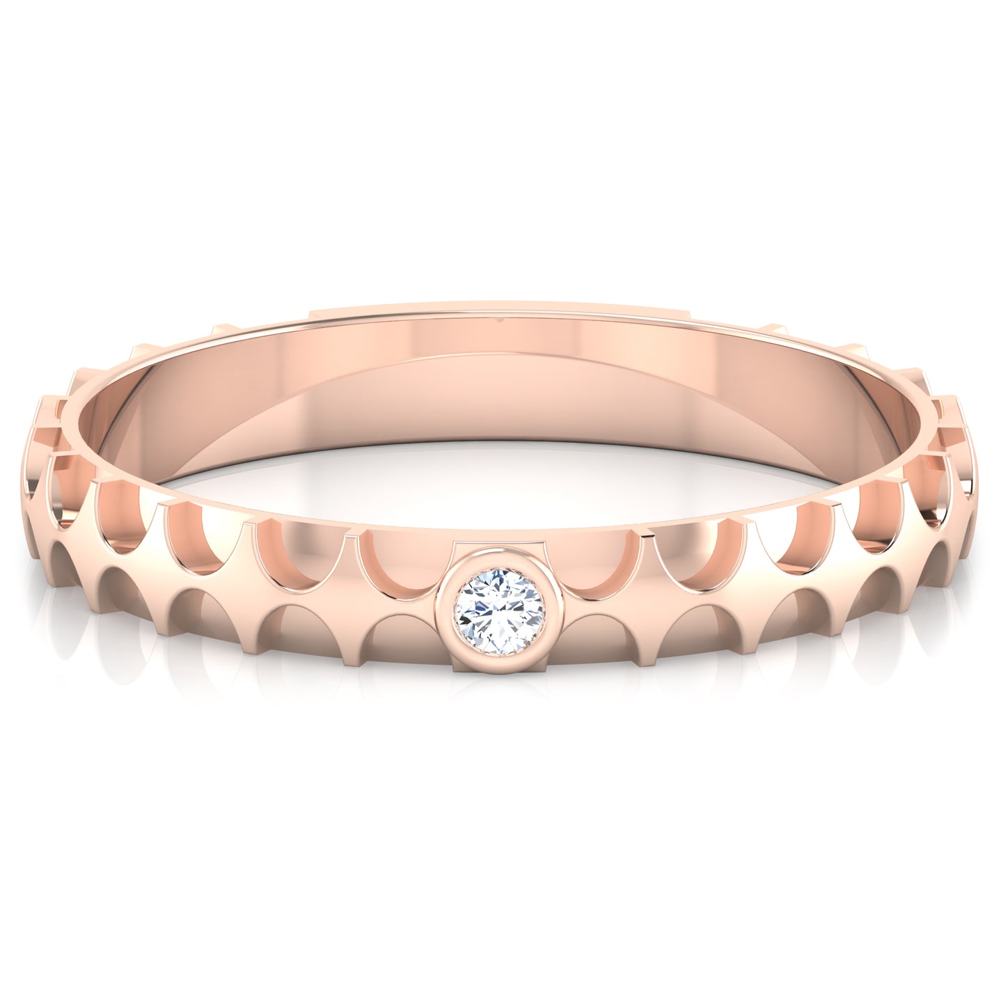 Velvet Cascade 14Kt Diamond Ring