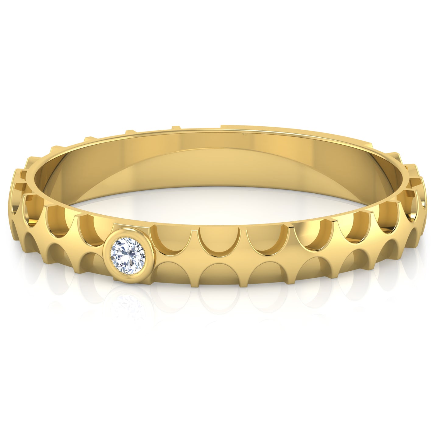 Velvet Cascade 14Kt Diamond Ring