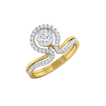 Glimmer Radiance 18Kt Diamond Ring
