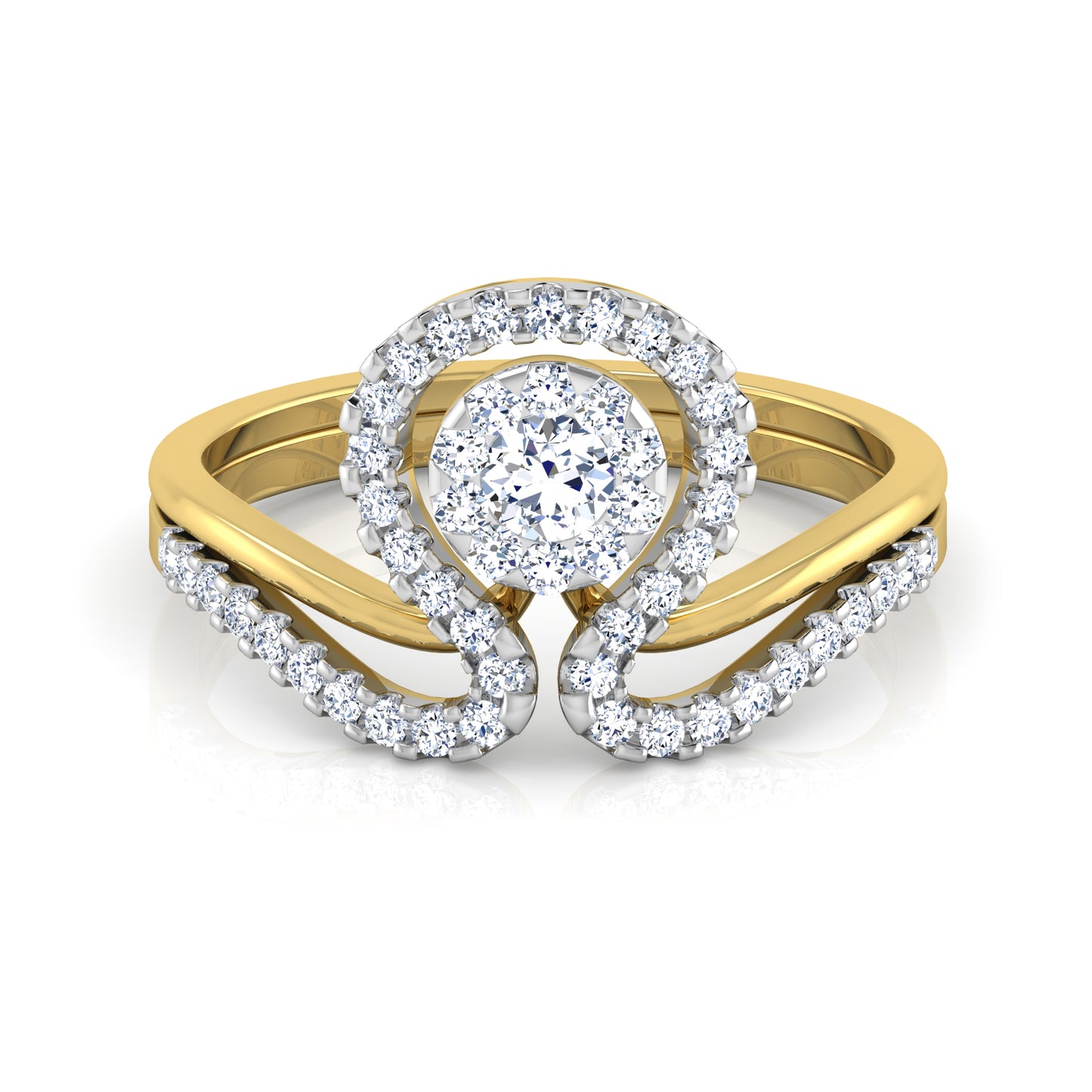 Glimmer Radiance 14Kt Diamond Ring