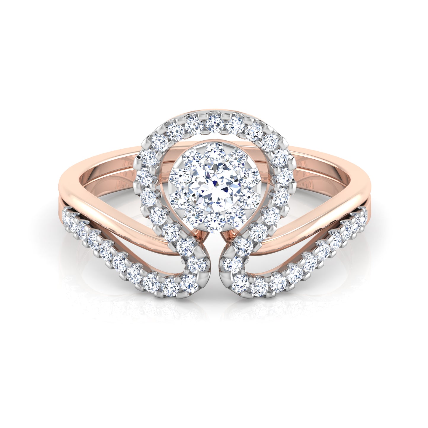Glimmer Radiance 14Kt Diamond Ring