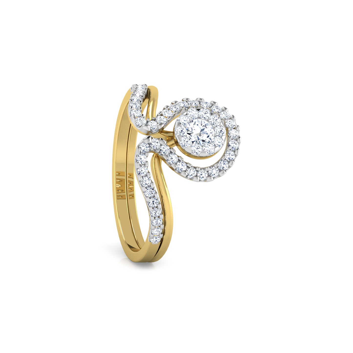 Glimmer Radiance 14Kt Diamond Ring